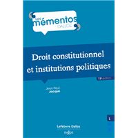 Droit constitutionnel et institutions politiques