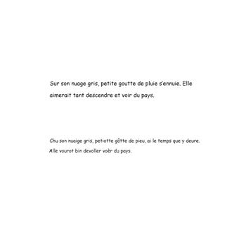 Le surprenant voyage de petite goutte de pluie