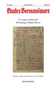 Études germaniques - N°2/2019