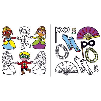 100 princesses à colorier !