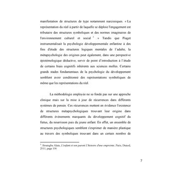 La manifestation de structures métapsychologiques dans des symboliques contextualisées