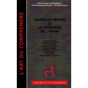 Giordano Bruno et la puissance de l'infini Tome 11 -1 - broché ...