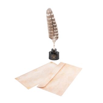 Set stylo plume lettres et enveloppes Harry Potter