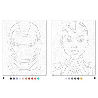 MARVEL - Coloriages Magiques - Trompe l'oeil