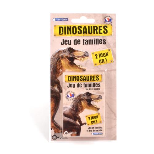 Jeux des familles Les Dinosaures France Cartes