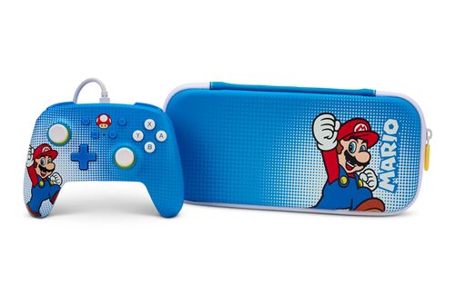 POWER A WIRED CONTROLLER MARIO POP ART