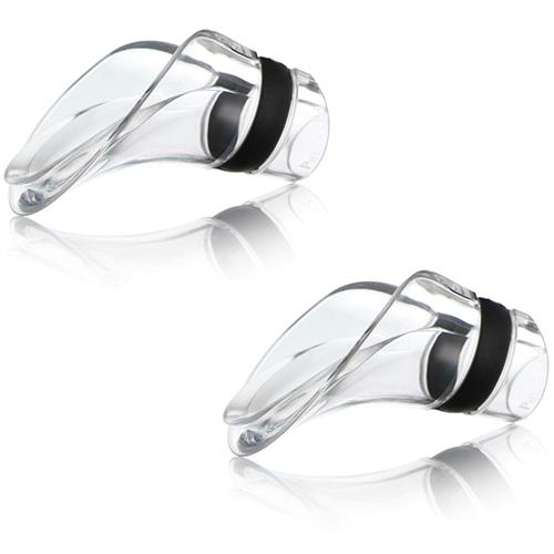 Lot de 2 verseurs anti-gouttes Vacuvin Noir