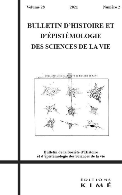 Bulletin d'histoire et d'épistémologie des sciences de la vie n°28/2 - Meyssa Ben Saad - broché