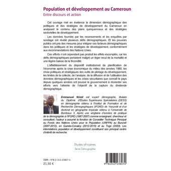 Population et développement au Cameroun