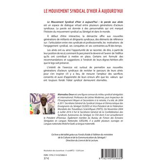 Le mouvement syndical d'hier à aujourd'hui