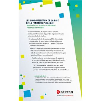 Les fondamentaux de la paie de la fonction publique