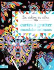Cartes à gratter mandalas animaux