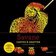 Livre à gratter : Savane