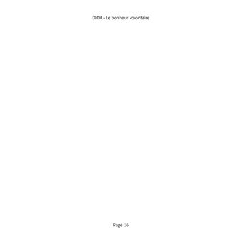 DIOR - Le bonheur volontaire