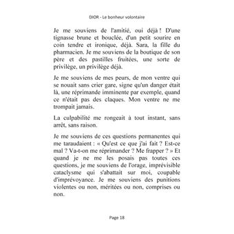 DIOR - Le bonheur volontaire