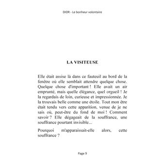 DIOR - Le bonheur volontaire