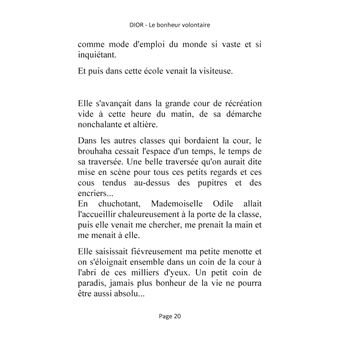 DIOR - Le bonheur volontaire