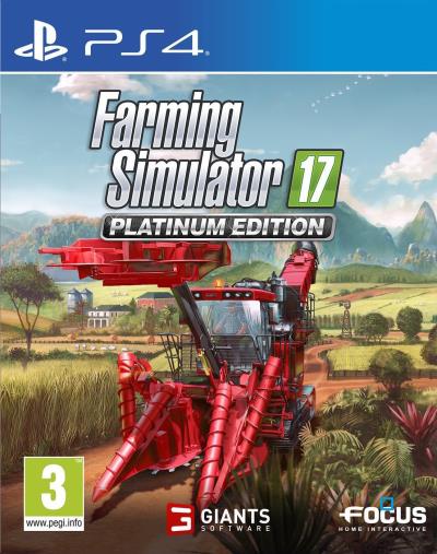 Pochette avant du jeu Farming Simulator 17 Edition Platinum PS4