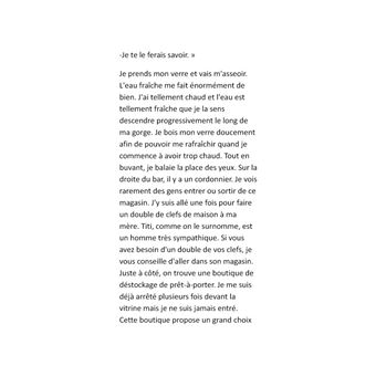 Il suffisait qu'elle passe