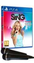 Pochette avant du jeu Pack Let's Sing 2016 Version Internationale PS4 et 2 Micros