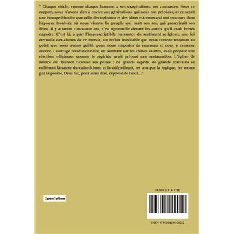 Le mouvement catholique en France depuis 1830