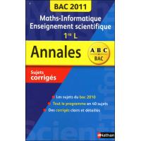 Annales bac 2011 maths/inform