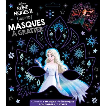 LA REINE DES NEIGES 2 - Les Ateliers Disney - Masques à gratter - Disney