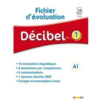 Decibel,1 niveaua1 fichier d'evaluation + cd