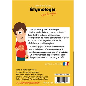 Étymologie pour les enfants
