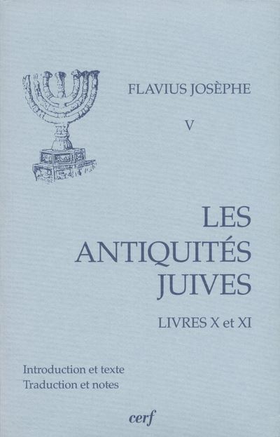 Flavius Josephe : les antiquités juives
