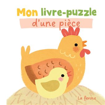 La ferme - Mon livre-puzzle d'une pièce