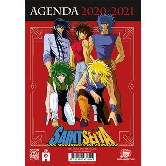 Agenda 2020-2021 Saint Seiya