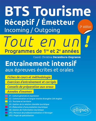 BTS Tourisme. Réceptif / Émetteur. Incoming / Outgoing - Broché ...