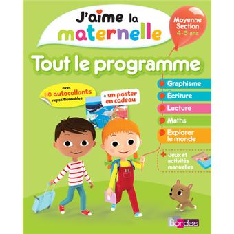 J'aime la maternelle - Tout le programme - Moyenne section 4-5 ans