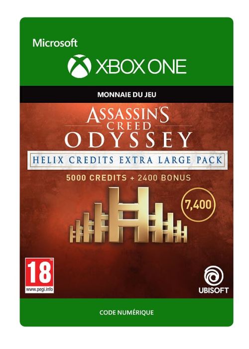 Code de téléchargement Assassin s Creed Odyssey Pack Extra Large de Crédits Helix Xbox One