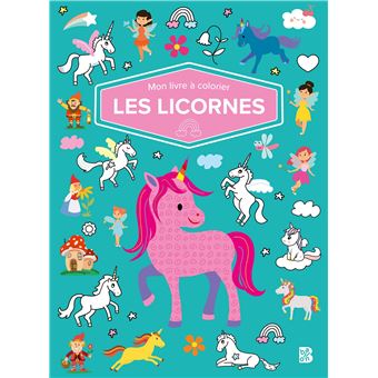 Mon livre à colorier - Les licornes