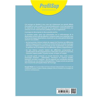 Grandes questions contemporaines