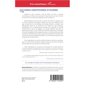 Conseil constitutionnel et économie