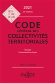 Code général des collectivités territoriales 2021, annoté  et commenté en ligne - 24e ed.