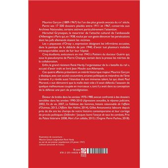 Maurice Garçon. Procès historiques