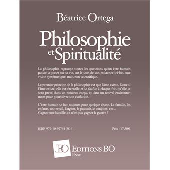 Essai philosophie et spiritualité