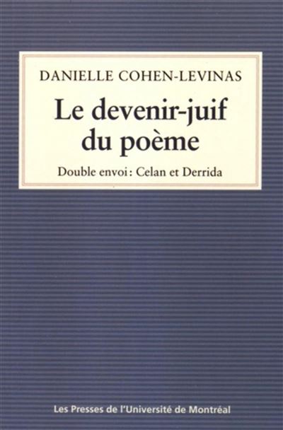 Le devenir-juif du poème
