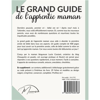 Le grand guide de l'apprentie maman