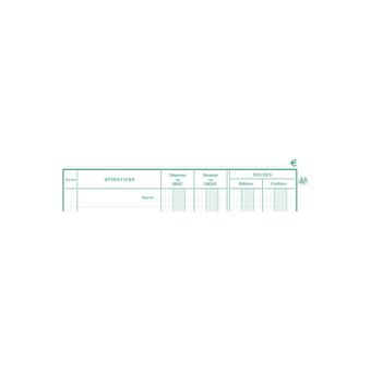 Exacompta 950E Registres et piqures Position de Compte Coloris assorti 21X19