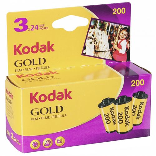 Lot 7 pellicules photo 200 36 poses couleur Kodak 24x36 non périmé neuf 2020 ! 