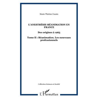 L'anesthésie-réanimation en France - 1