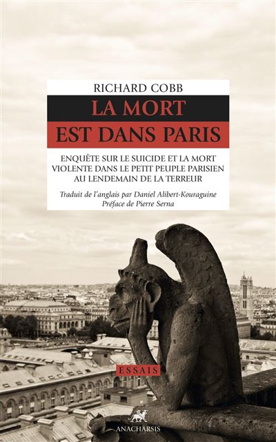 La mort est dans paris enquete sur le suicide et la mort vio