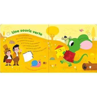 Mes premières petites comptines : un livre sonore à toucher