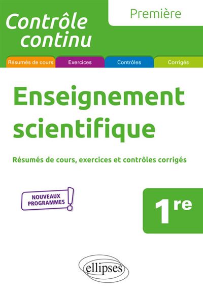 Enseignement scientifique Première