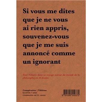 Le philosophe ignorant